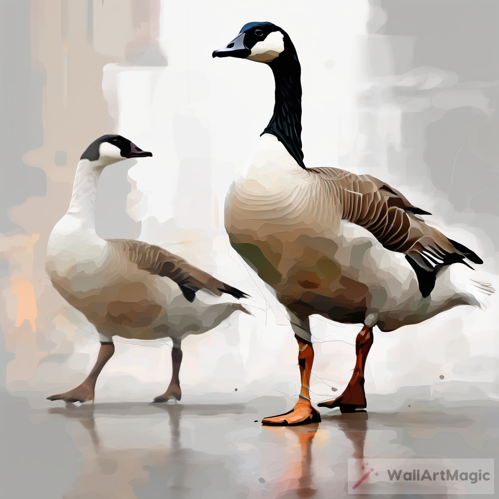 Goose Walking: Creative AI Art