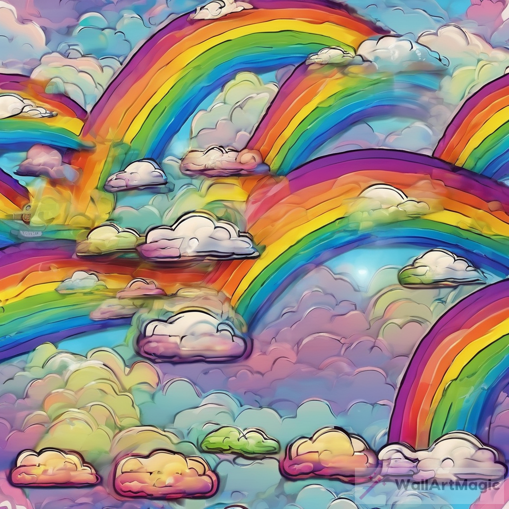 Rainbow in the Sky Digital Art