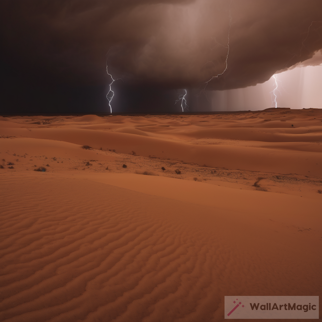 Capturing Sahara Desert Storm