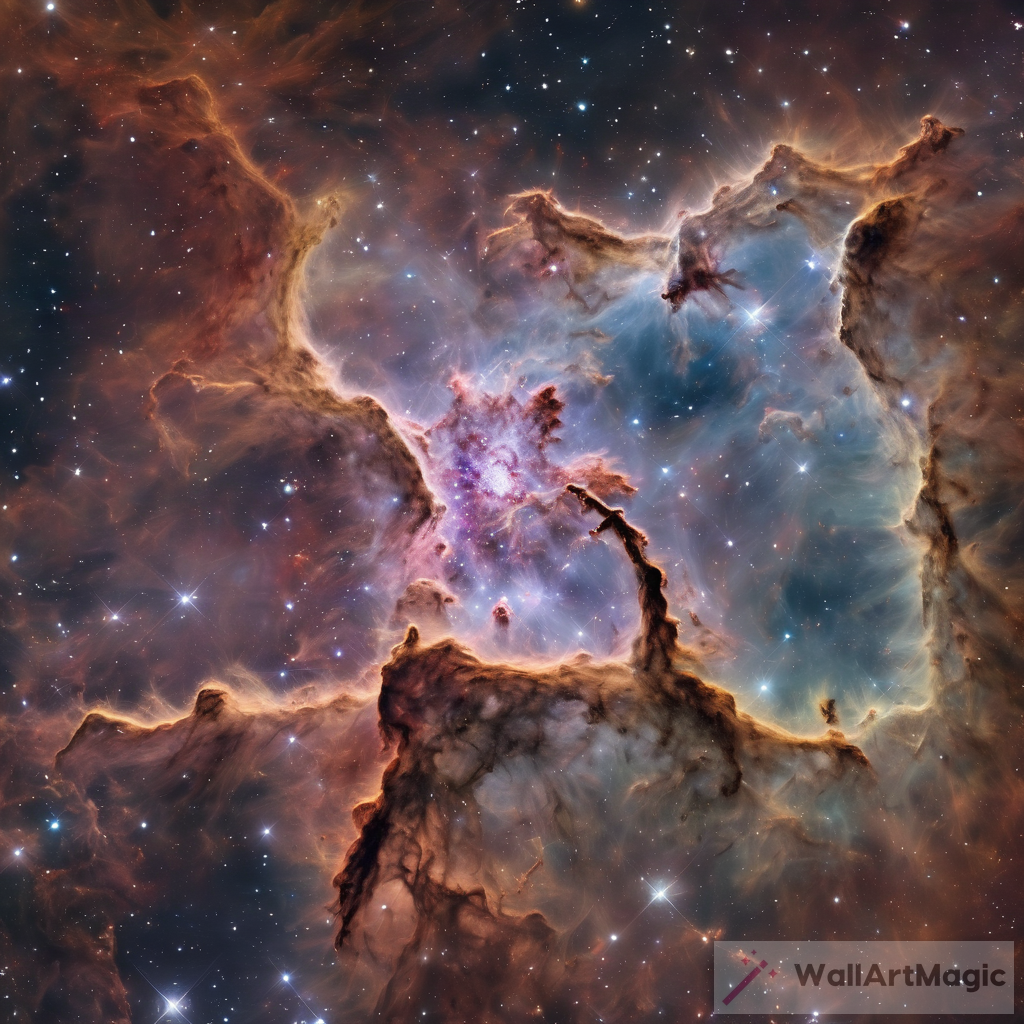 Tarantula Nebula Space Poster