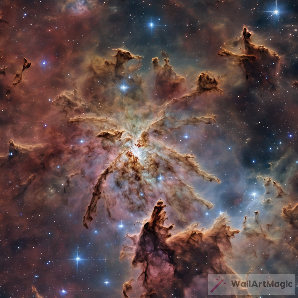 Stunning Tarantula Nebula Space Poster