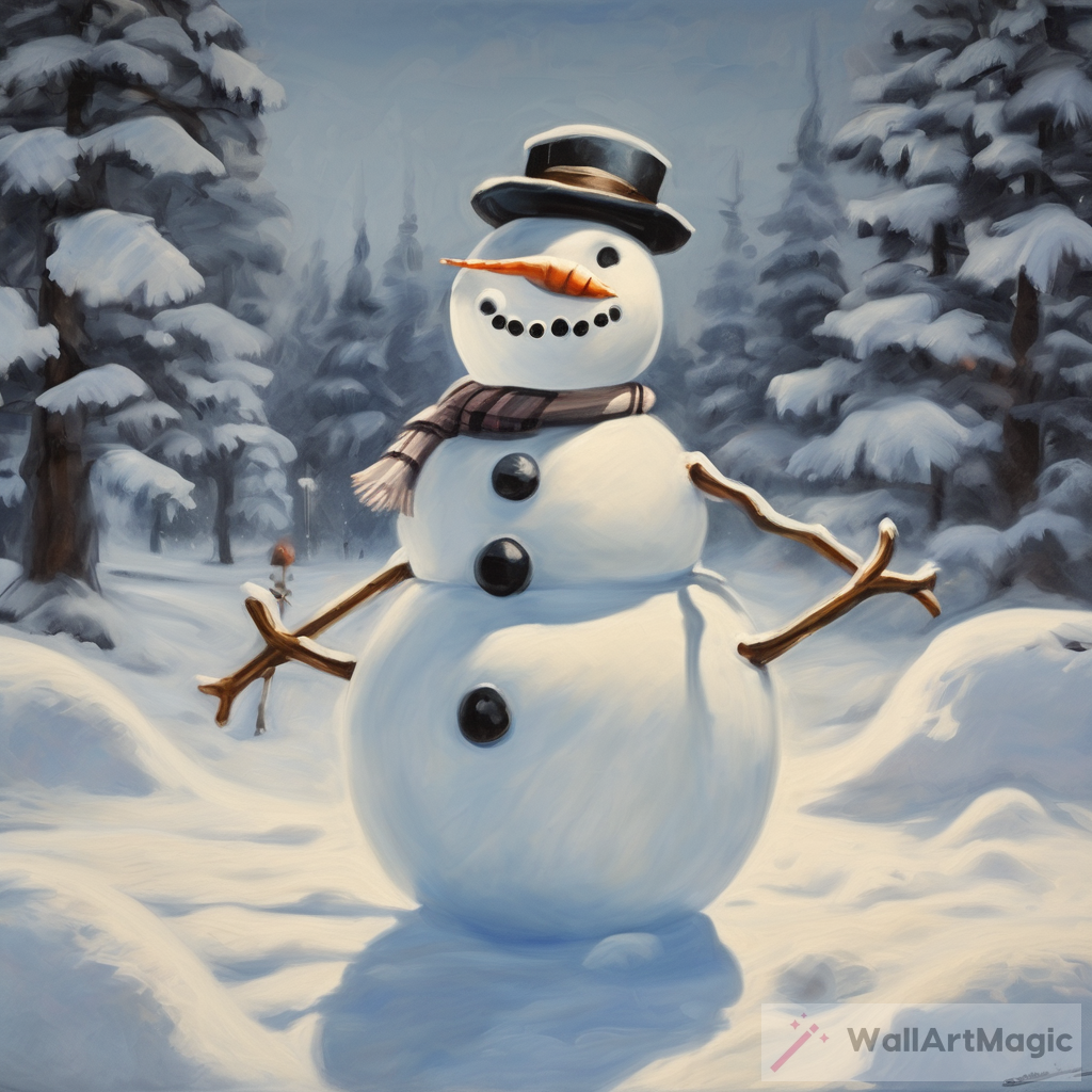 Winter Wonderland: Snowman Painting Tutorial