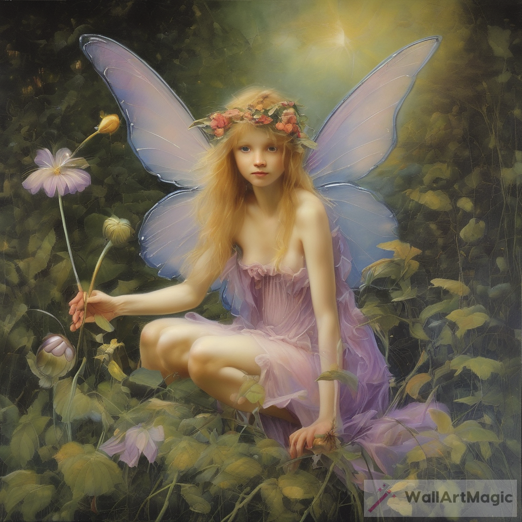 Enchanting Fairy Painting by Jean Michel