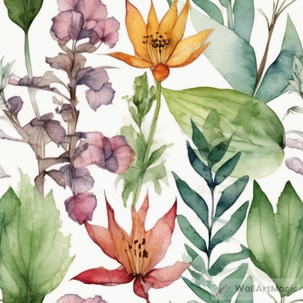 Enchanting Botanical Watercolor Artworks