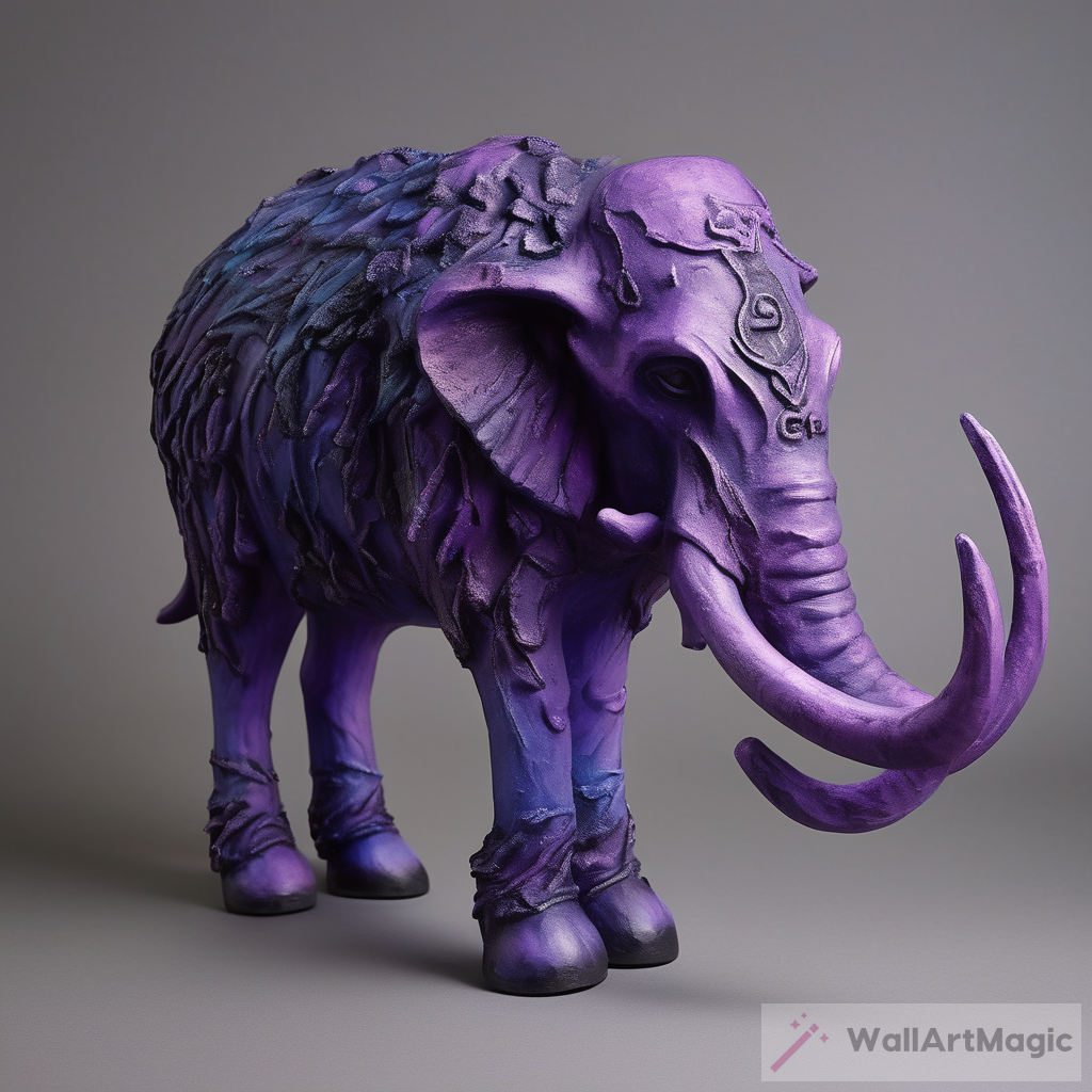 Majestic Mastodon Twilight Sculpture