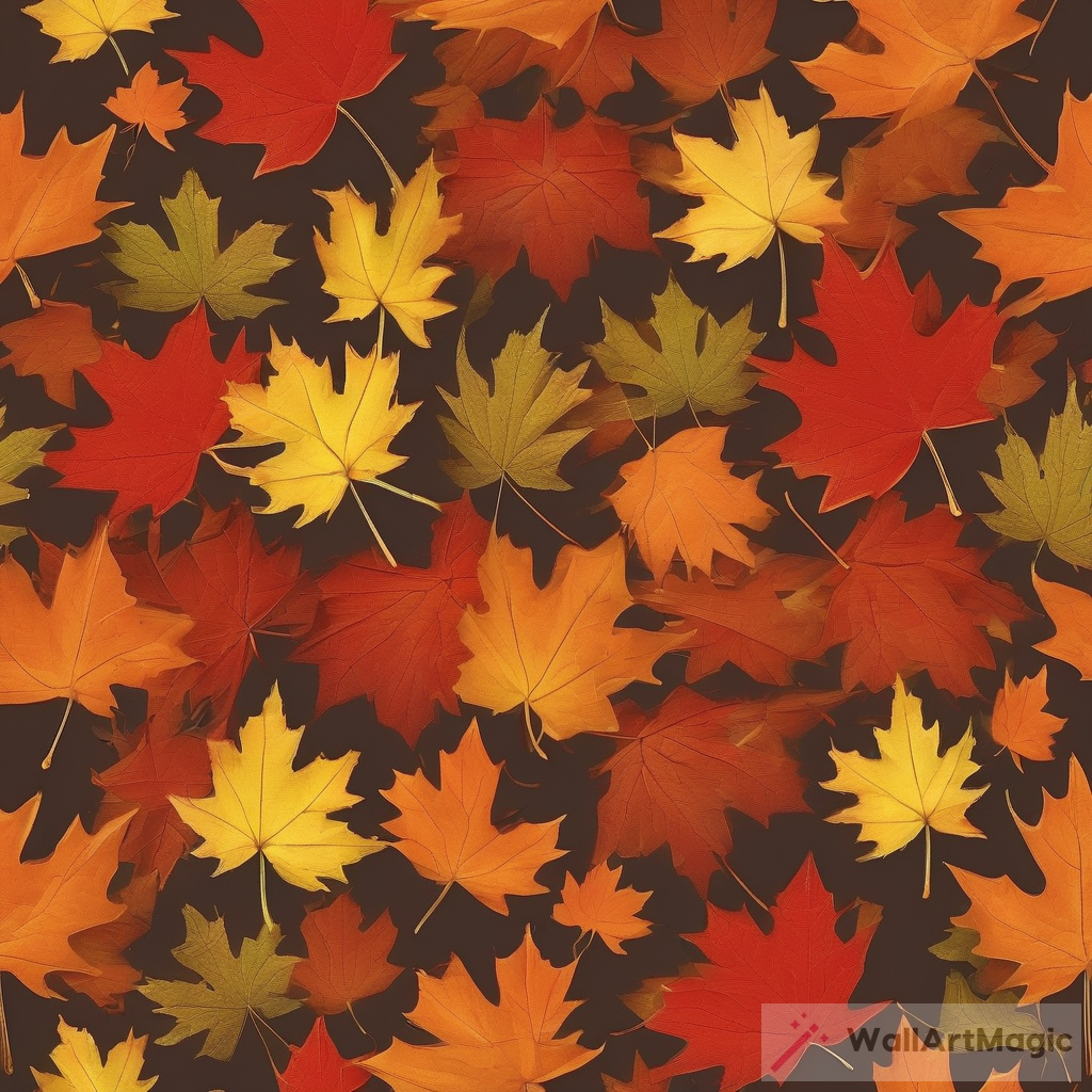 Vibrant Autumn Maple Leaves Display