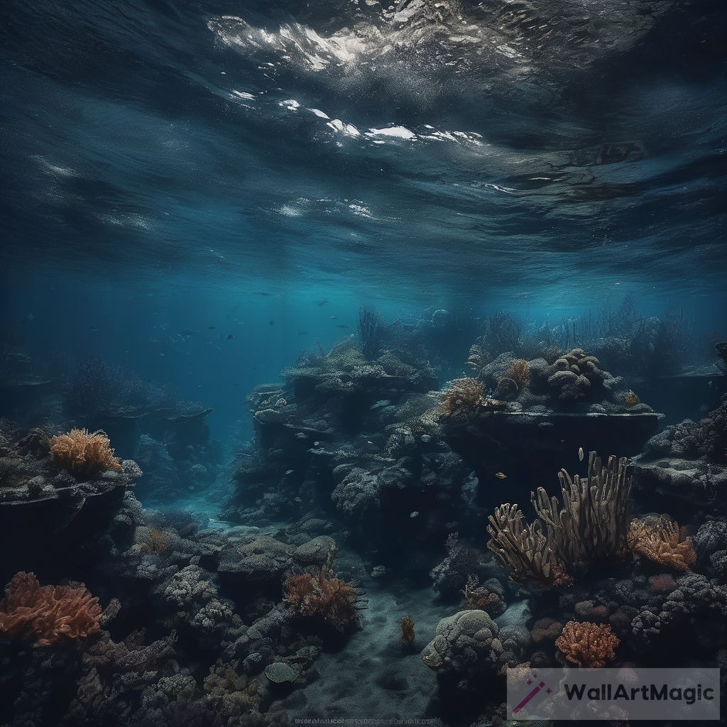 Exploring Dark Underwater Ocean Scenes