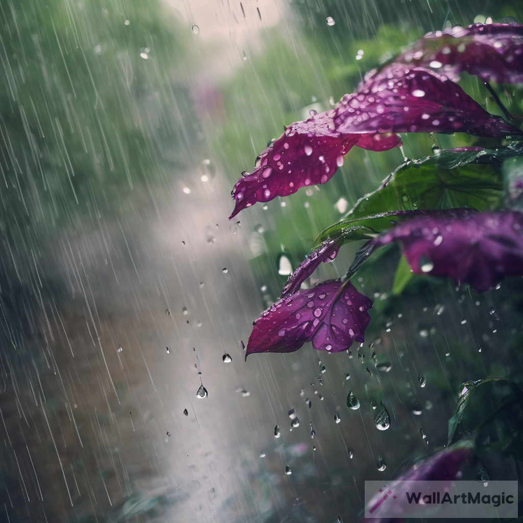 Serene Summer Rain Shower