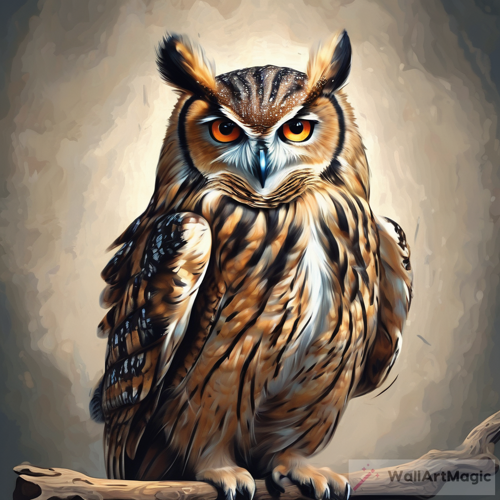 Enchanting Owls: Captivating Artwork