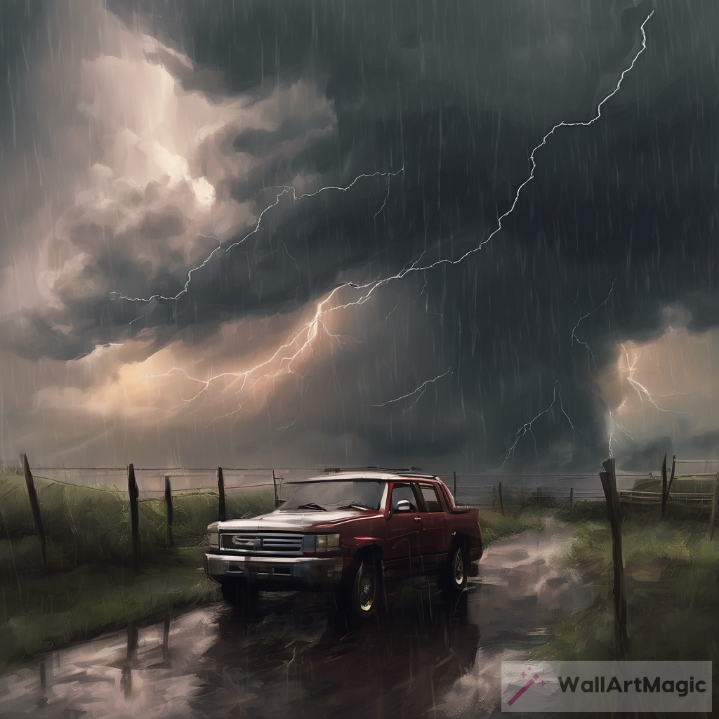 Waiting For the Storm to Pass! Digital Art by Ai