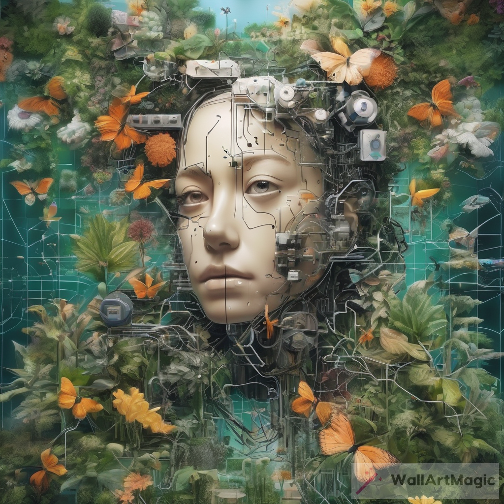 Exploring Technology & Nature: Ai Art Mural