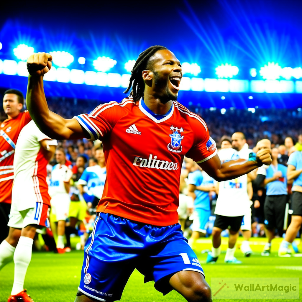 Didier Drogba Celebration: Champions League Final Win
