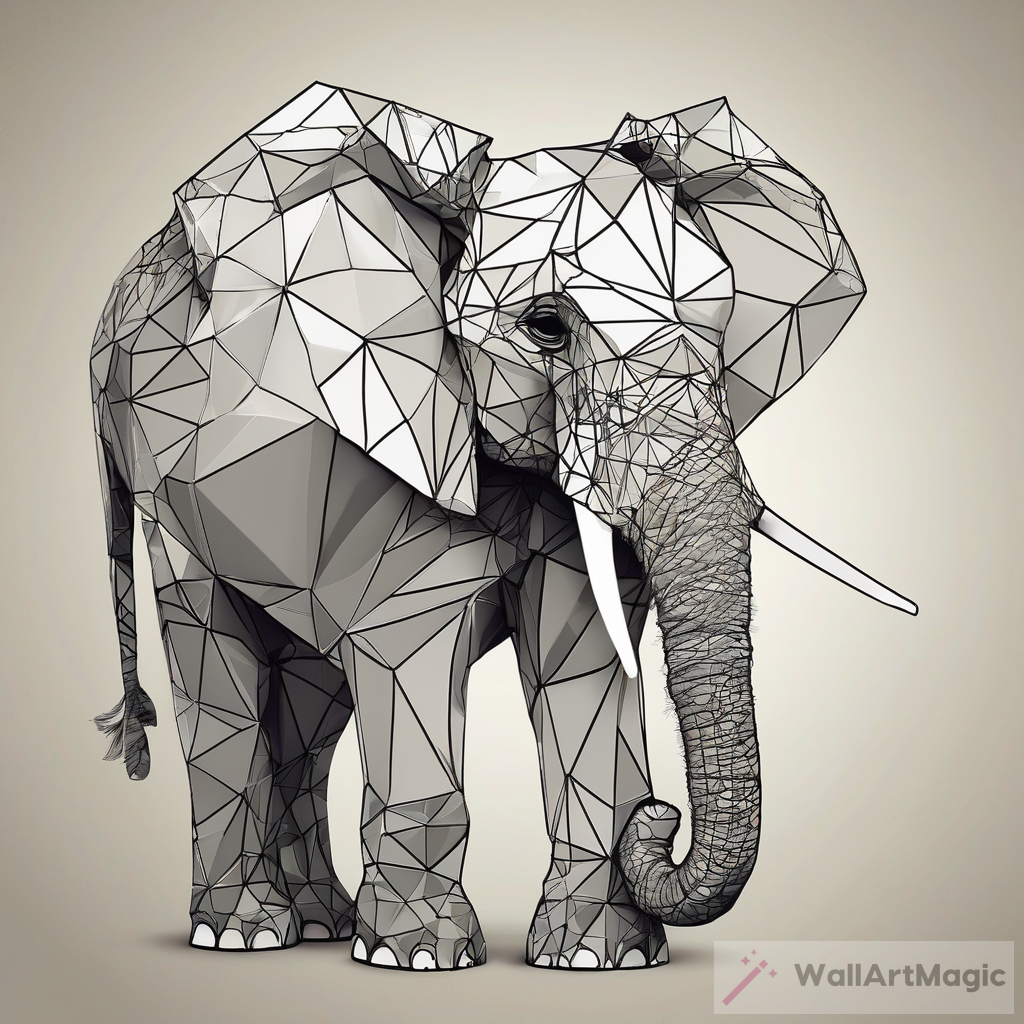 Exploring Geometric Elephant Art