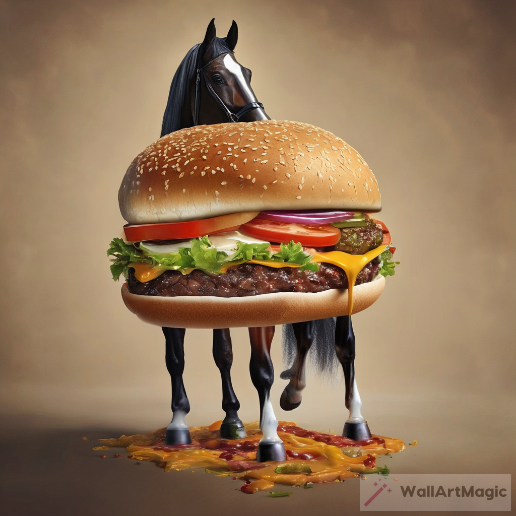 The Art of Combining a Burger and a Horse