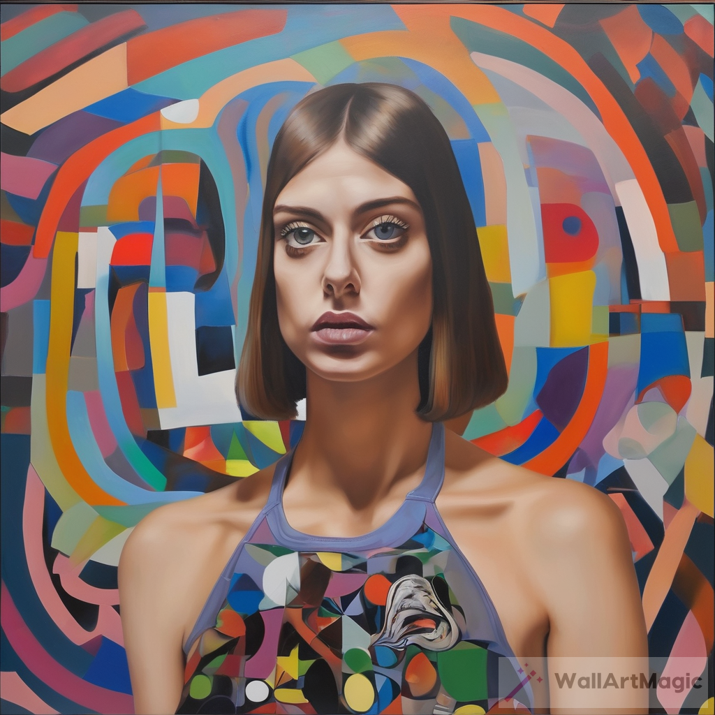 Italian Contemporary Art by Andrea Vandoni - Girl With Her Alter Ego, 2021