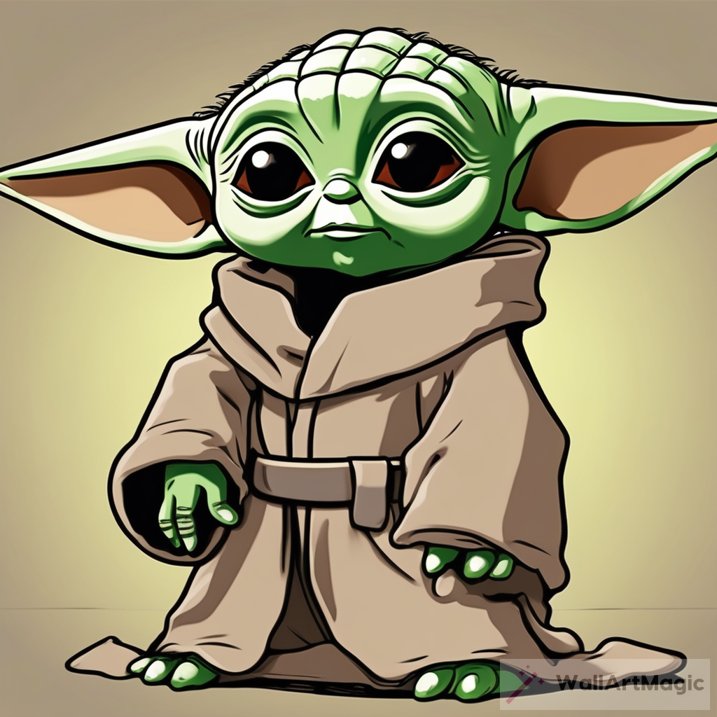 Baby Yoda Cartoon: Pop Culture's Adorable Icon