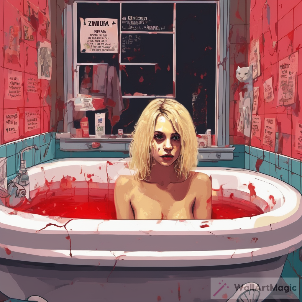 Marla Singer Bathroom Scene