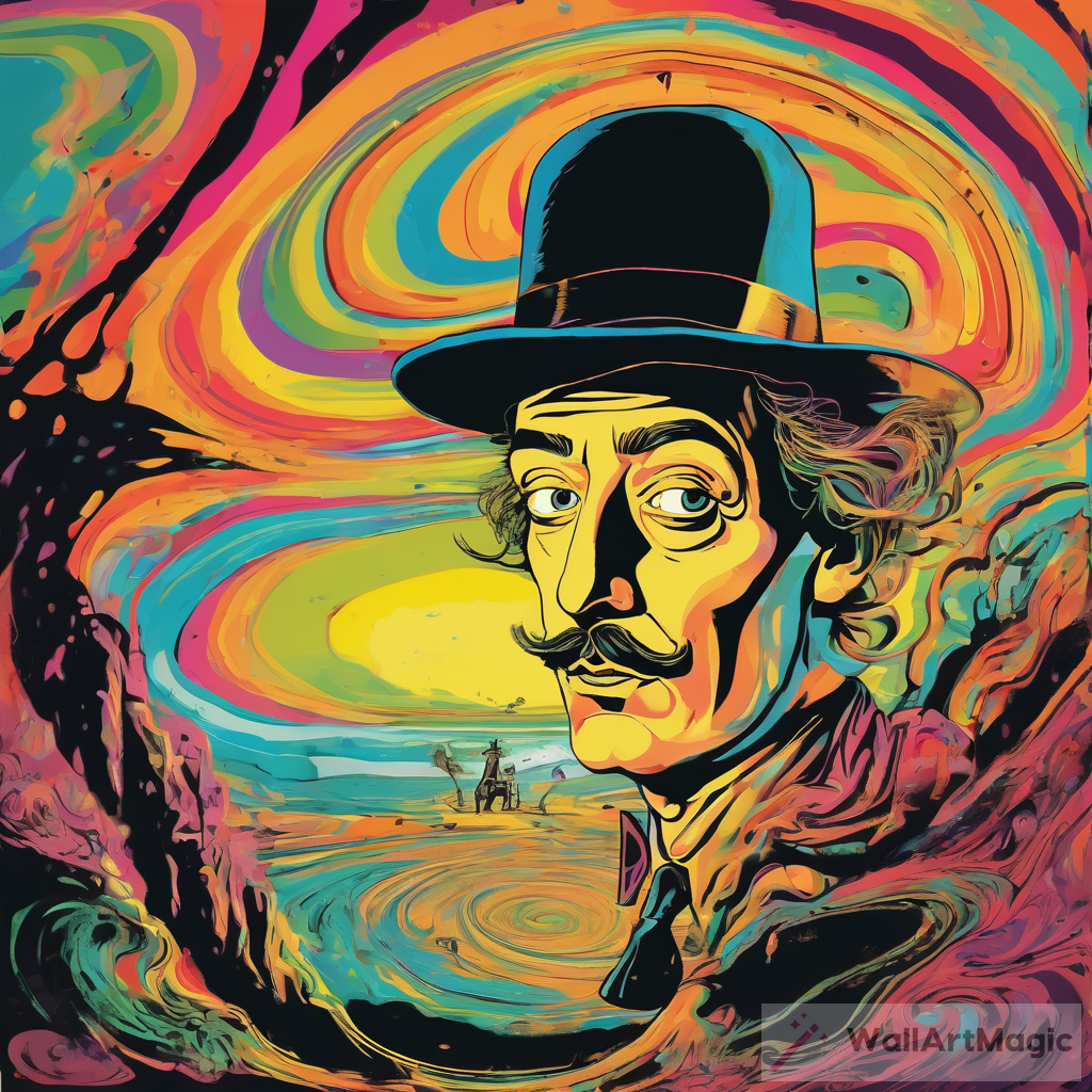Psychedelic Art Inspired by Salvador Dali