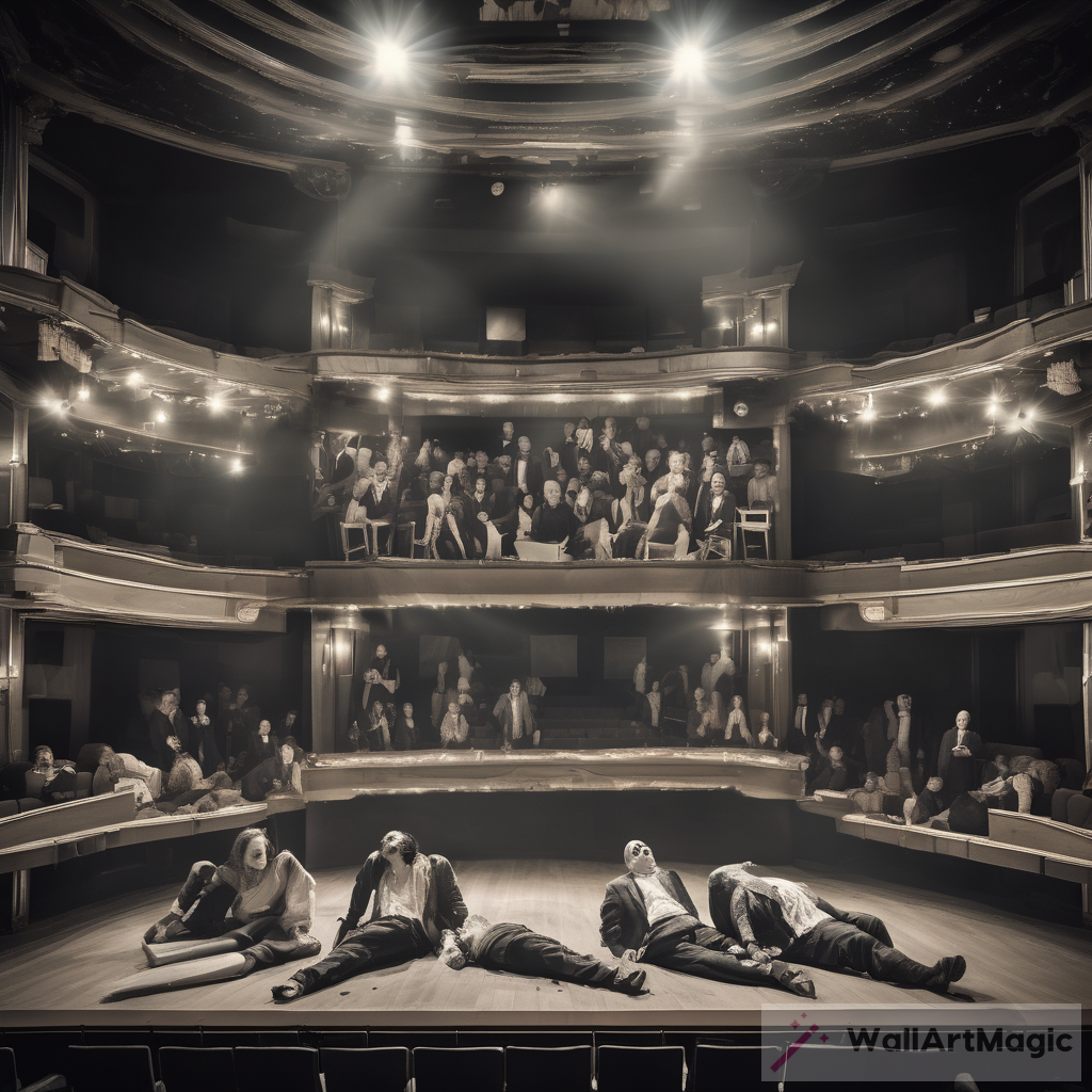 Spectacular Theater Performance: Dump of Dead Bodies in Modern Setting