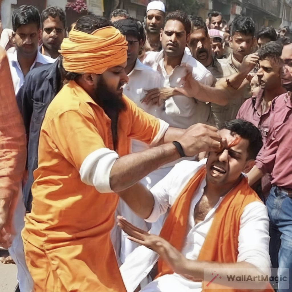 Hindu Pandit Attacks Muslim Man: Religious Tolerance and Unity