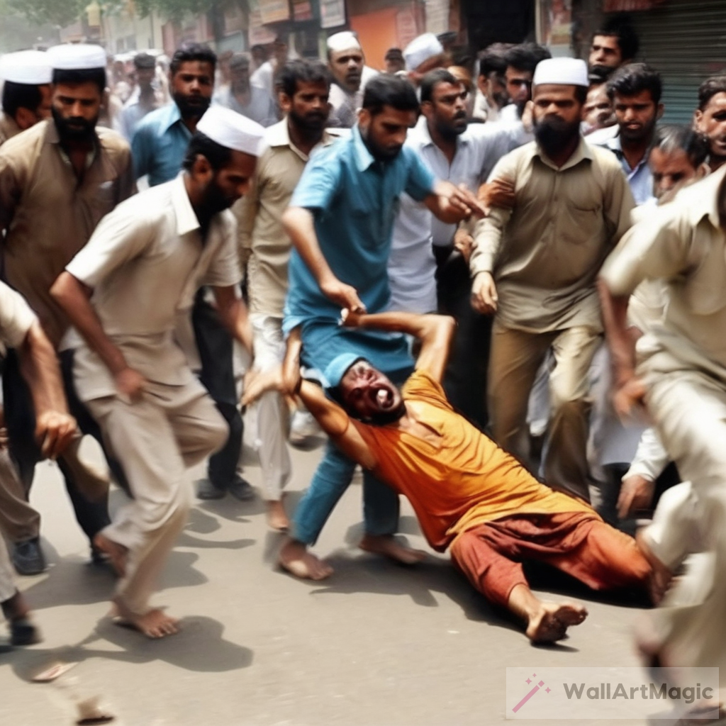 Outrage: Muslim Man Beaten by Hindu Mob