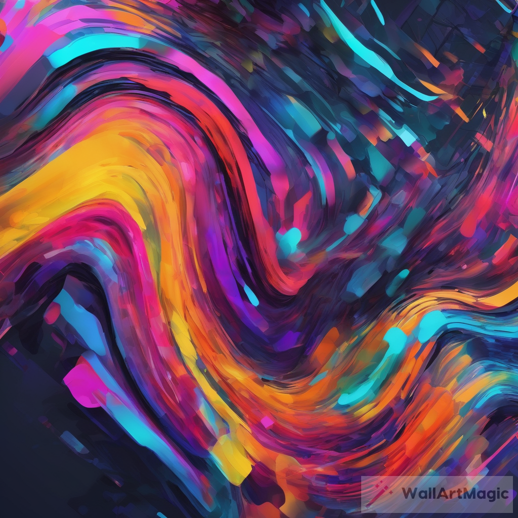 Exploring Technology and Emotions Through Abstract Digital Art