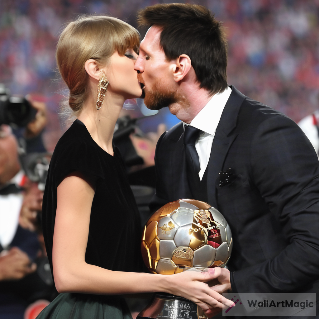 Lionel Messi & Taylor Swift Kiss