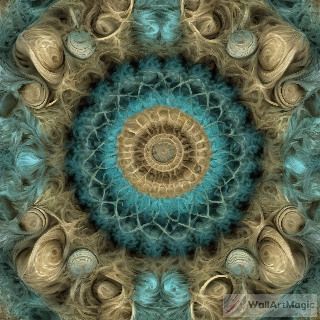 Nature's Kaleidoscope: Digital Fractal Art Inspiration