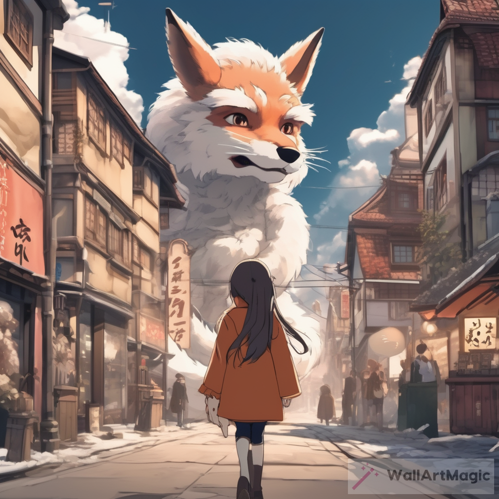 Enchanting Polish Town: Anime Dragon Encounter