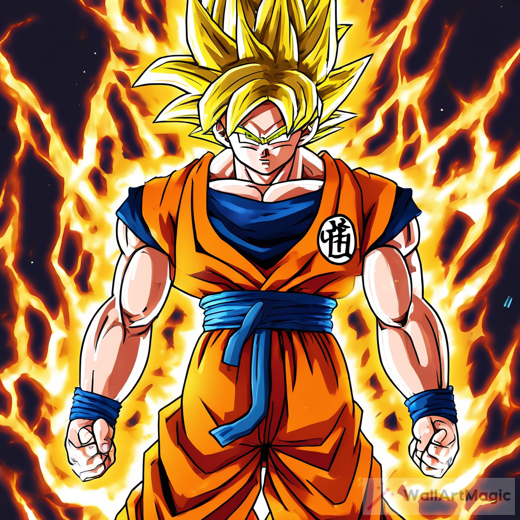 Goku Super Saiyan God Transformation