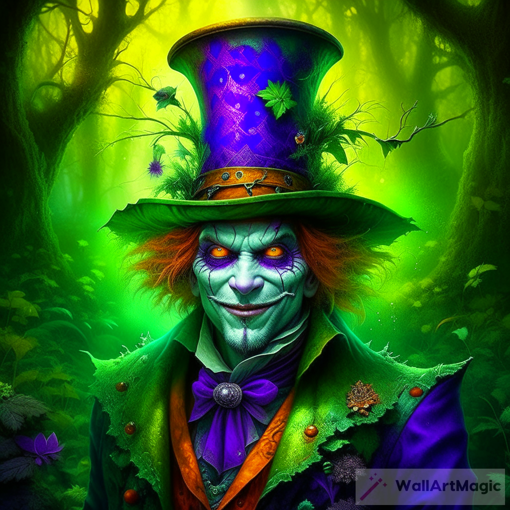 Mad Hatter Horror in the Demonic Forest