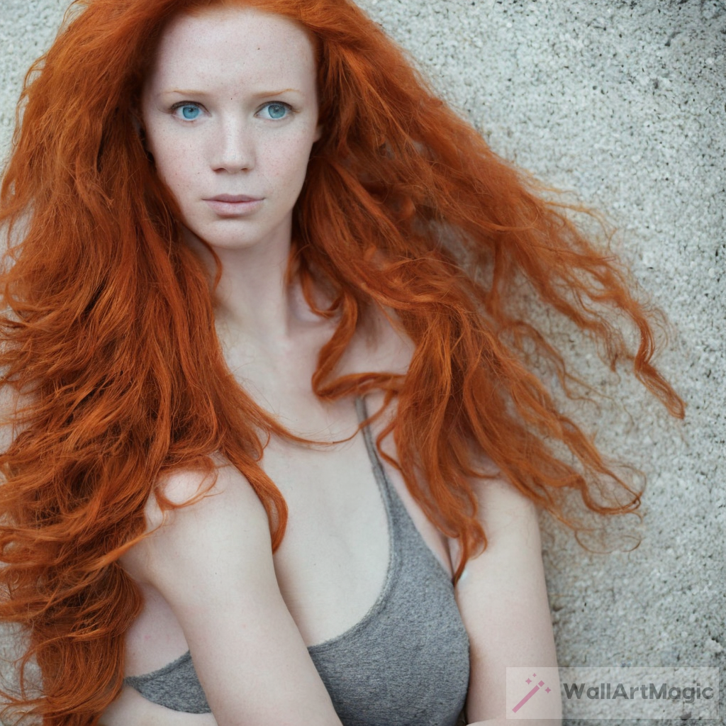 Beautiful Ginger Woman - Embodying Strength and Grace