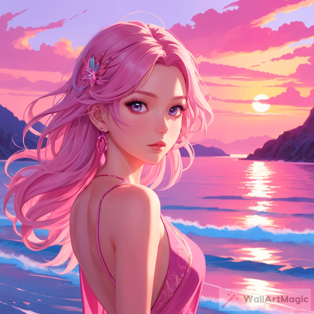 Pink Sunset Art Inspiration