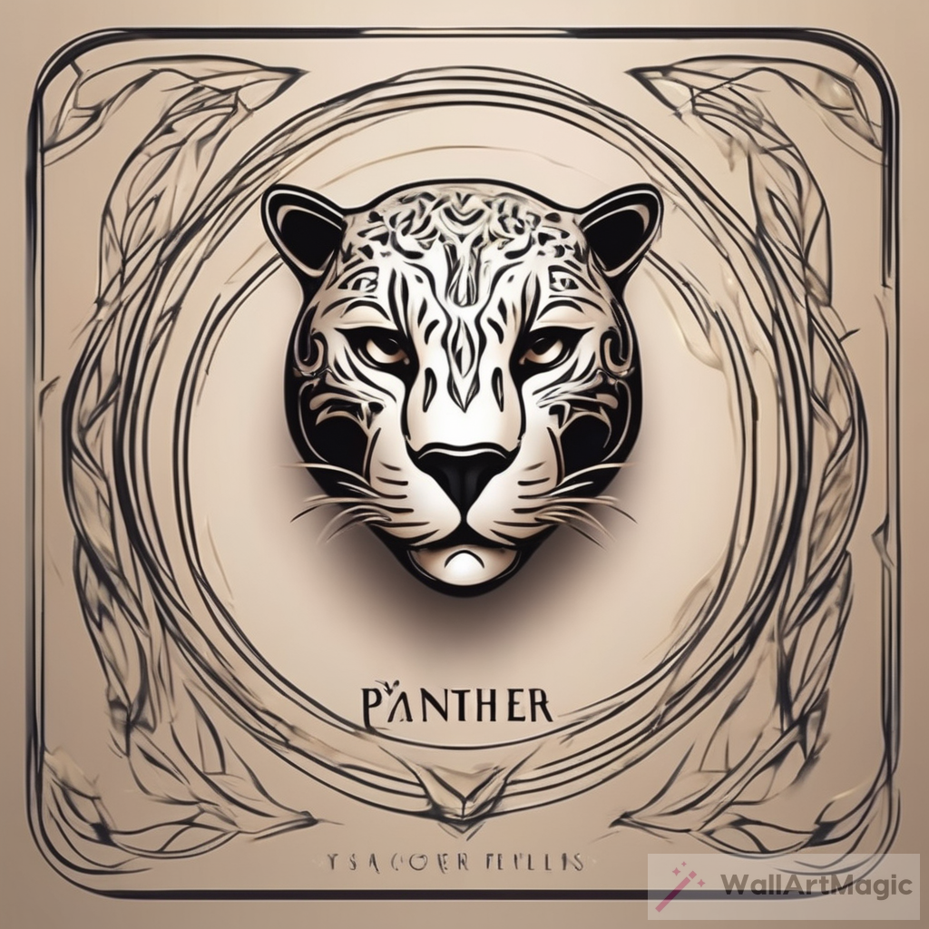 Elegant Panther Logo for Luxury Cosmetics