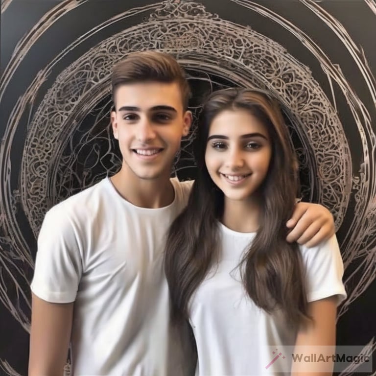 Create a 3d illusion whatsapp profile picture An 18-year-old girl named R and a 20-year-old boy named S are separated in this world, then Allah Almighty reunites them in heaven and they are united once again in heaven and live happily ever after