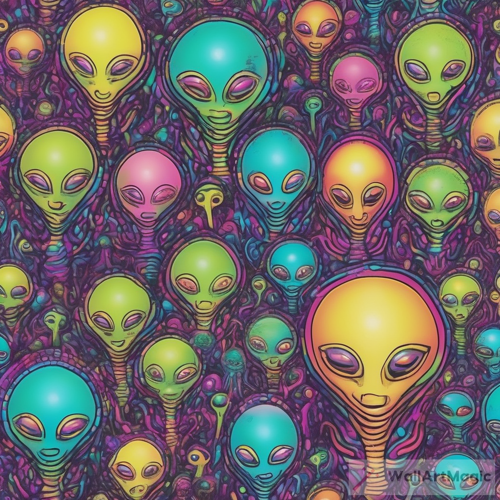 psychedelic aliens