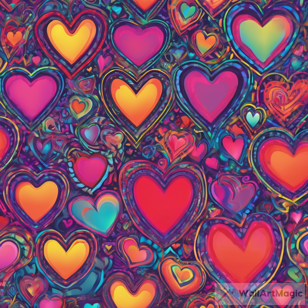 psychedelic hearts