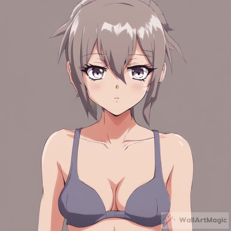 Anime girl in no clothes