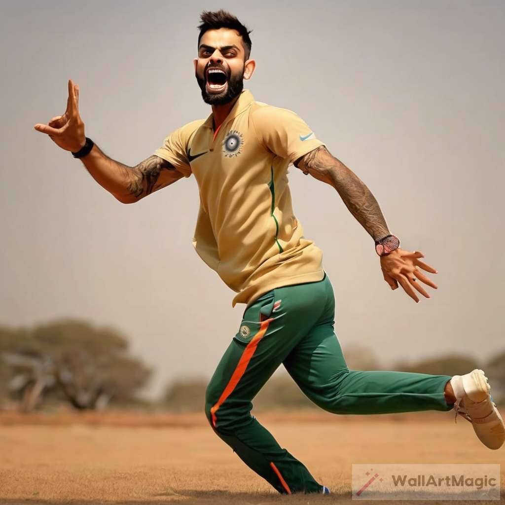 Virat Kohli Dancing on Kangaroo: Cricket Fun