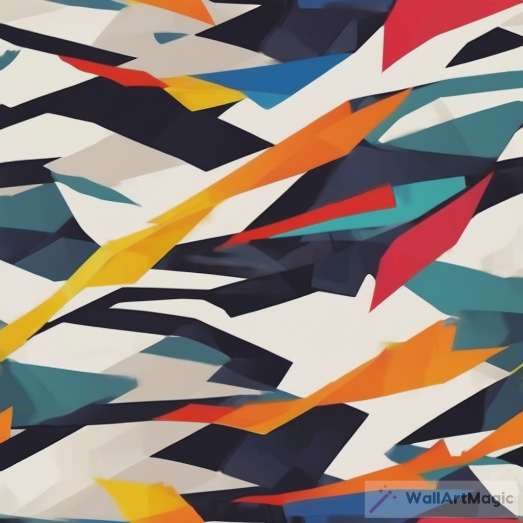 T-shirt premium minimalist diagonal abstract digital painting