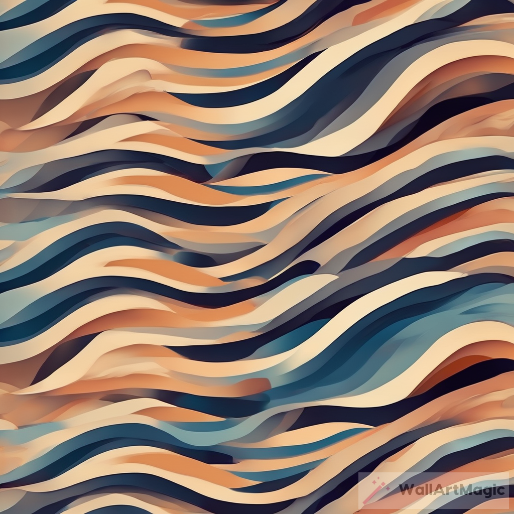 Tschirt premium minimaliste Waves gradient colors