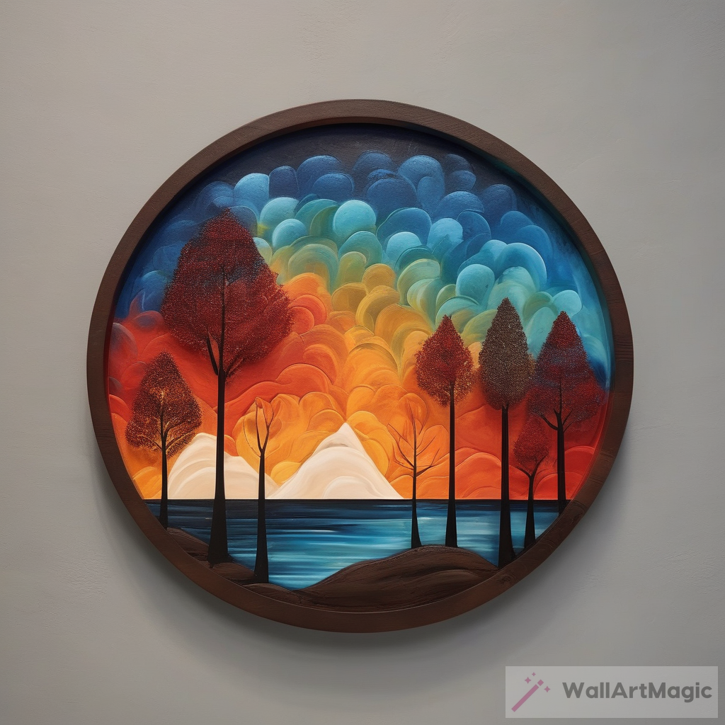 Harmony of Elements Wall Painting