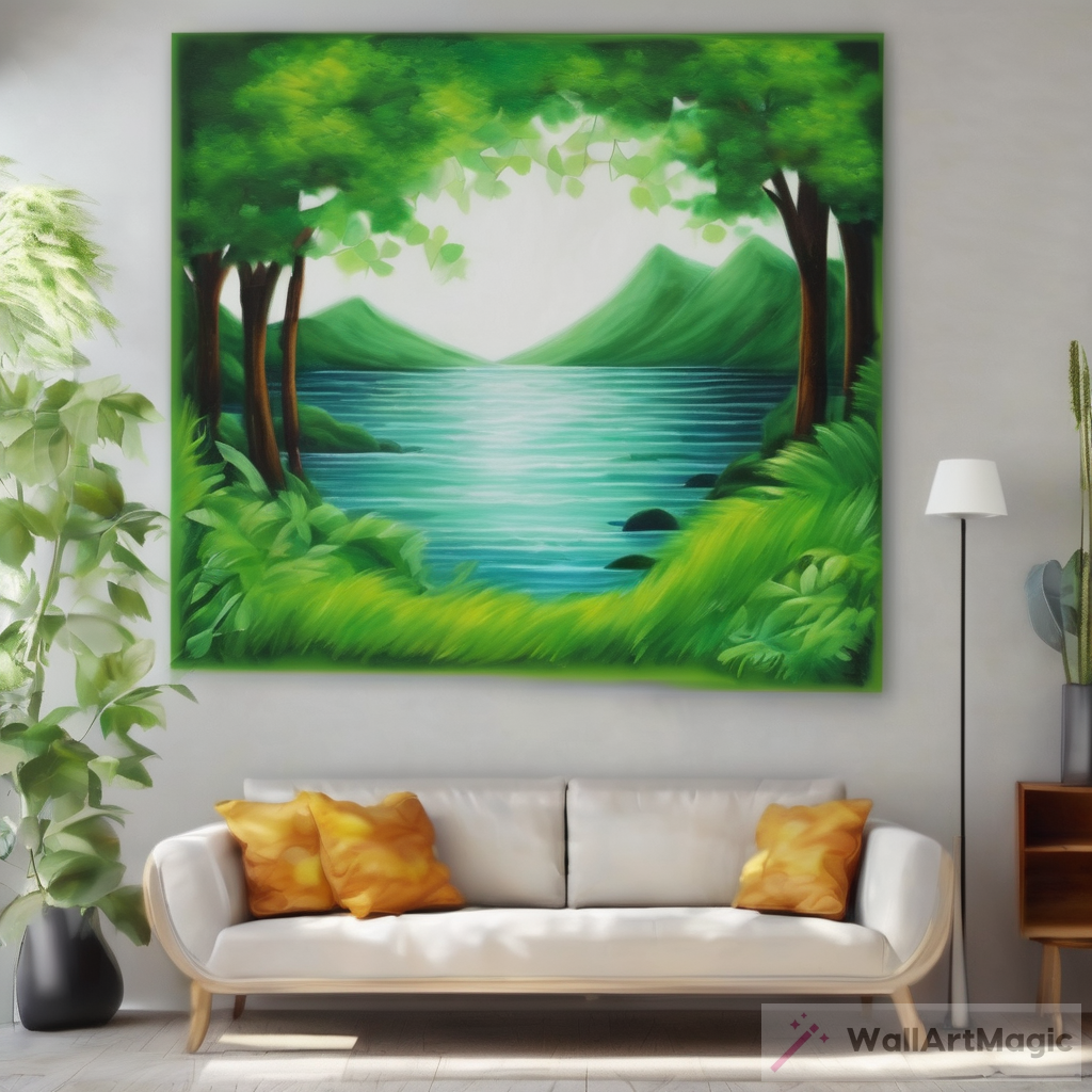 Harmony of Nature: Modern Wall Painting
